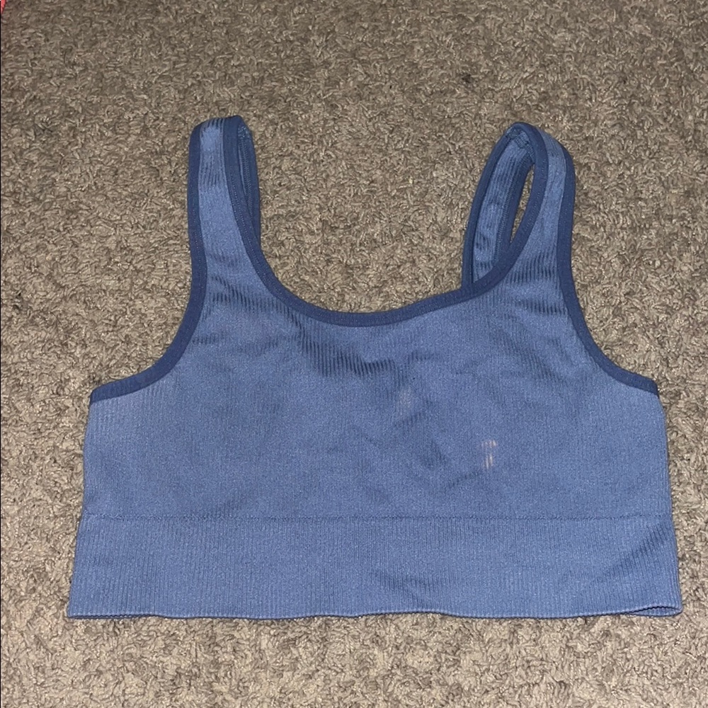 Blue Women's Sports Bra